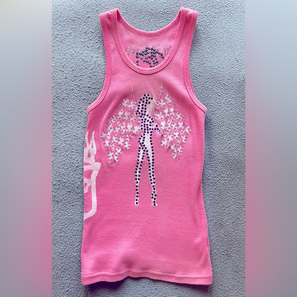 Vintage, Rare The Great China Wall Women’s Tank Top circa 2000.  🏁💠💖